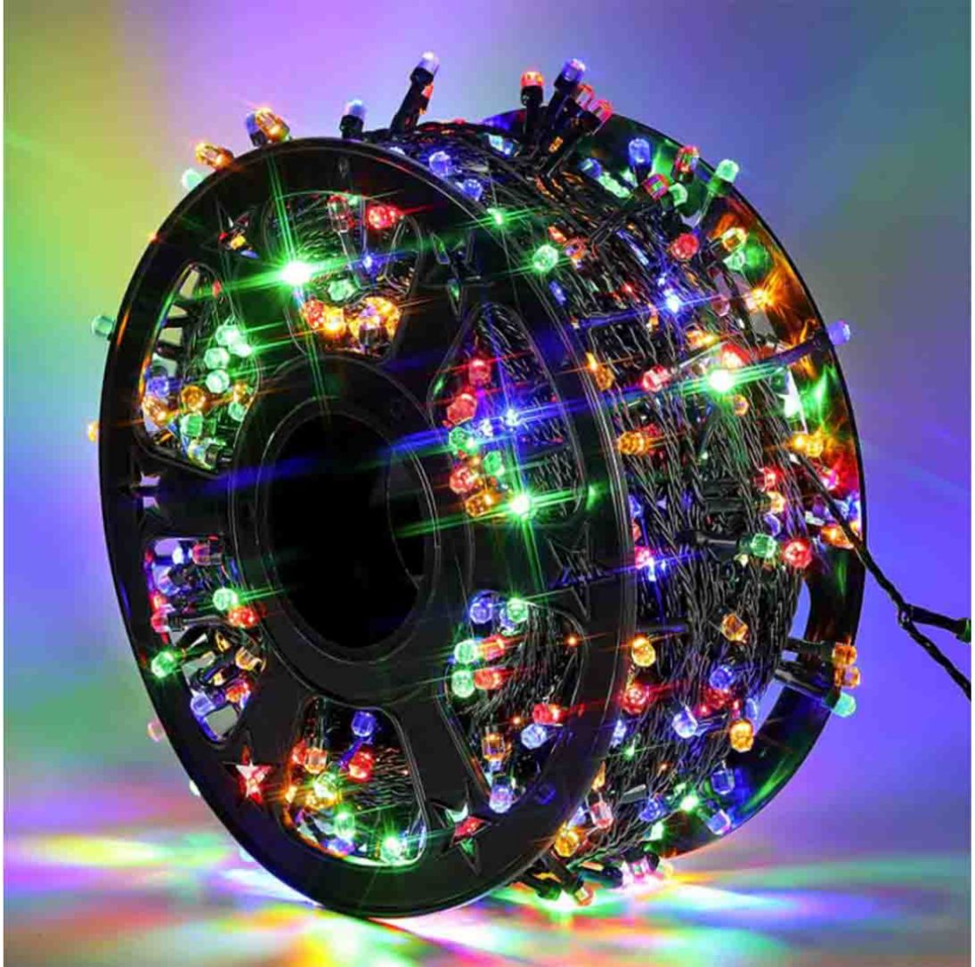 Instalaţie de Crăciun LED tip Rolă, 30 metri, multicoloră 150 leduri