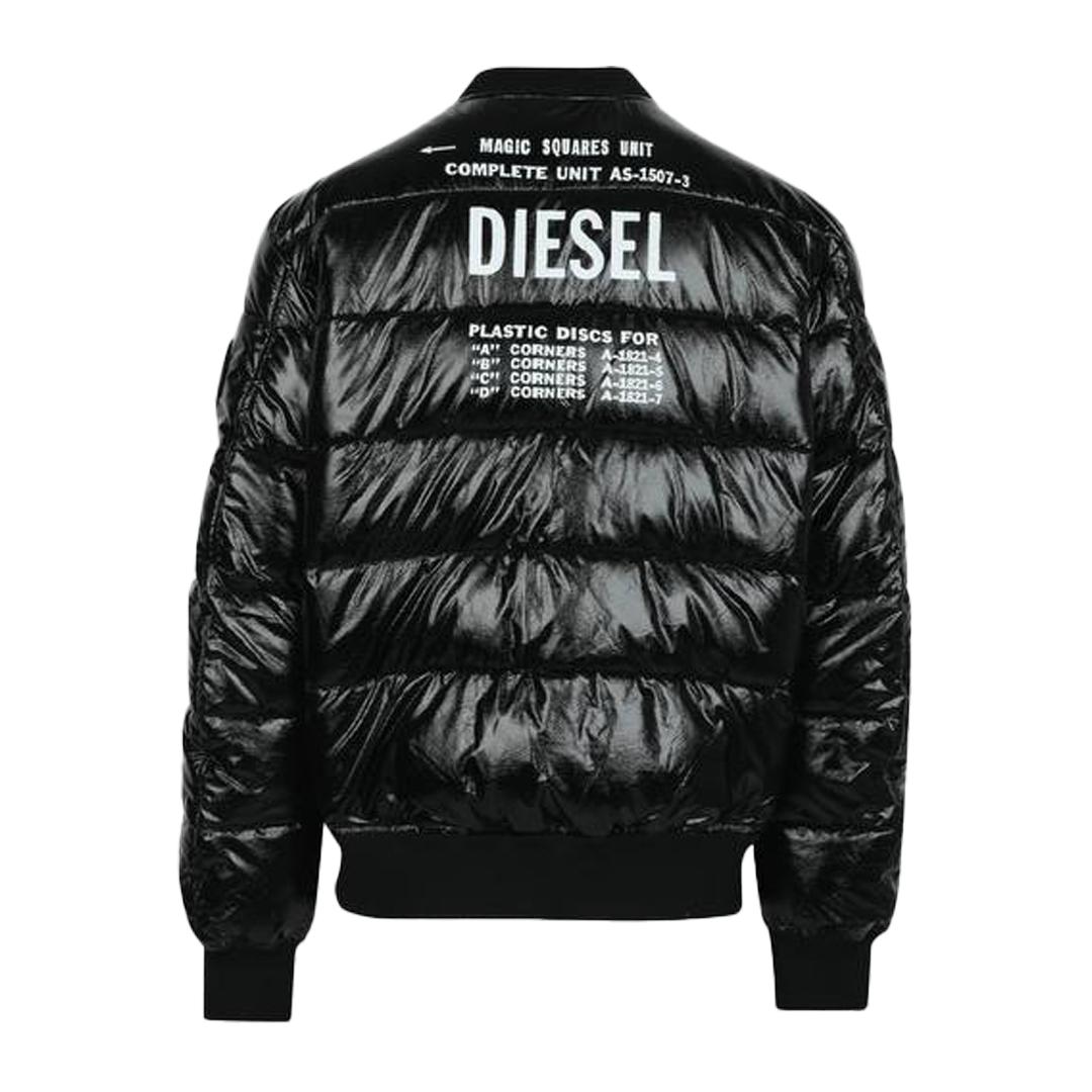 DIESEL Geaca unisex Poliamida neagra M