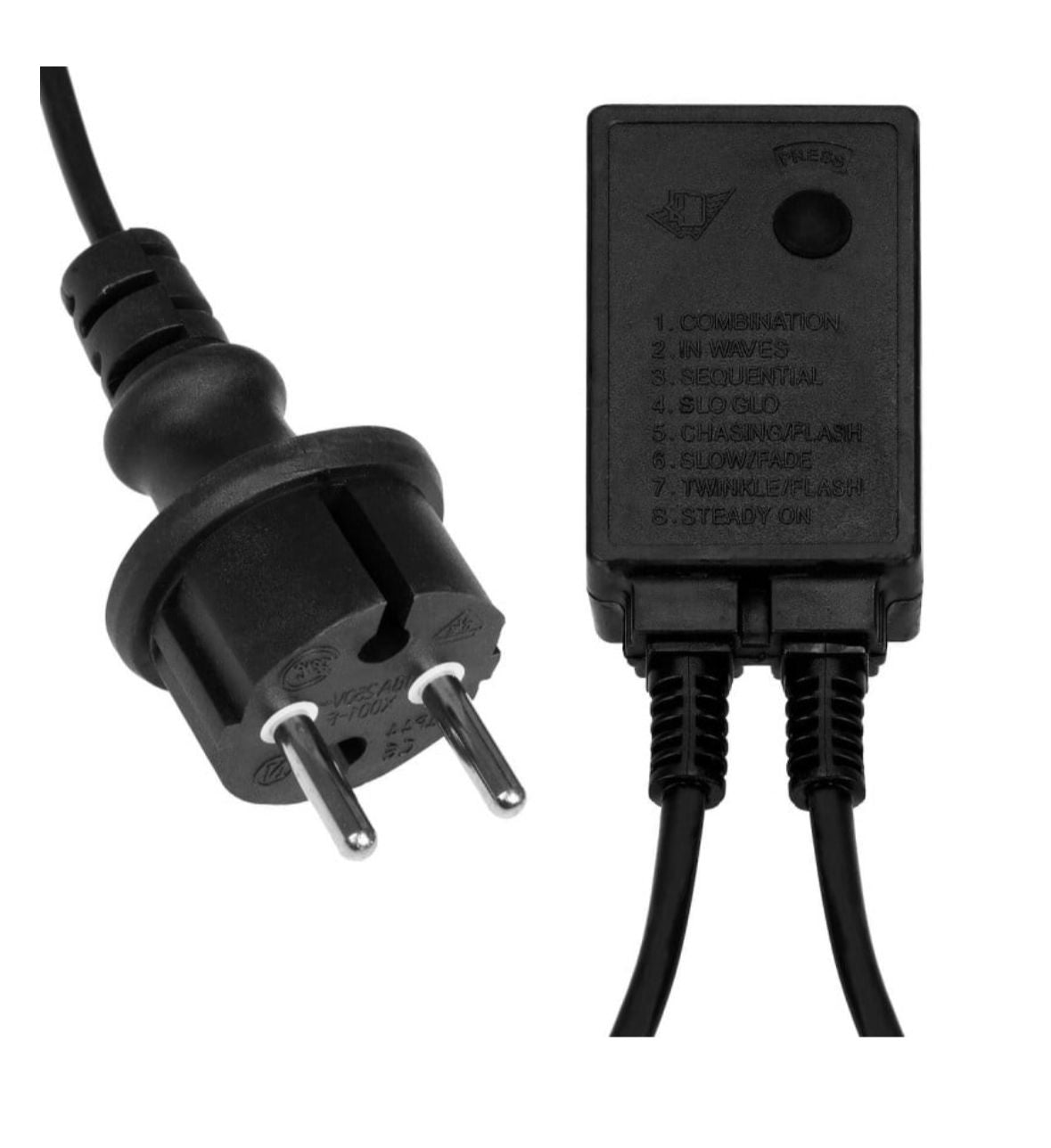 FURTUN LED 20 M ALB RECE +STARTAR