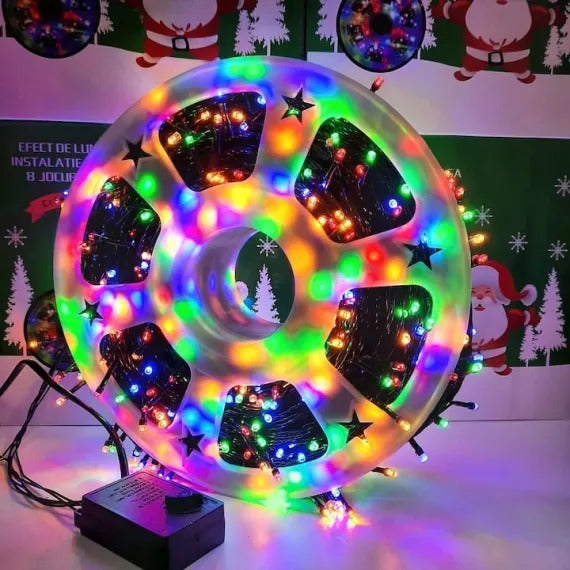 INSTALAȚIE LED 80 M FIR GROS, MULTICOLOR