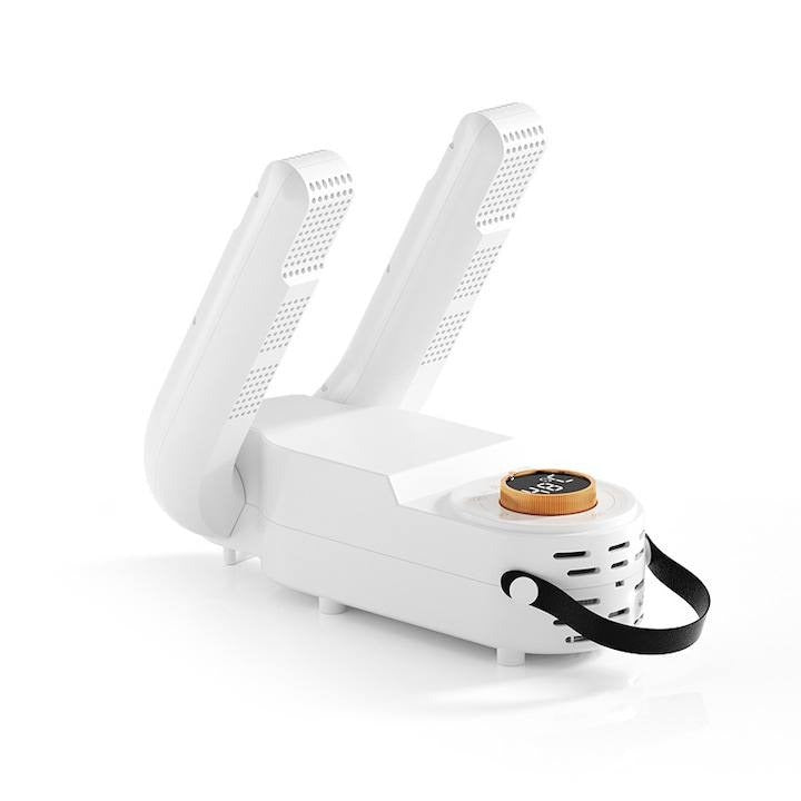 Uscator incaltaminte antibacterian, Electric si Inteligent, Sterilizant, Dezodorizant, Dezumidificator, Timer, Multifunctional si Portabil, Alb