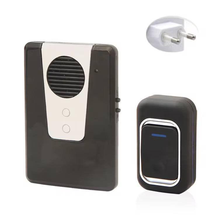 Sonerie wireless Smartix pentru Exterior sau Interior, Distanta 150 m, Negru