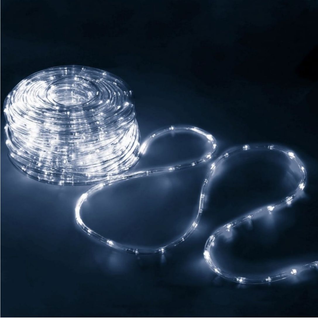 FURTUN LED 20 M ALB RECE +STARTAR